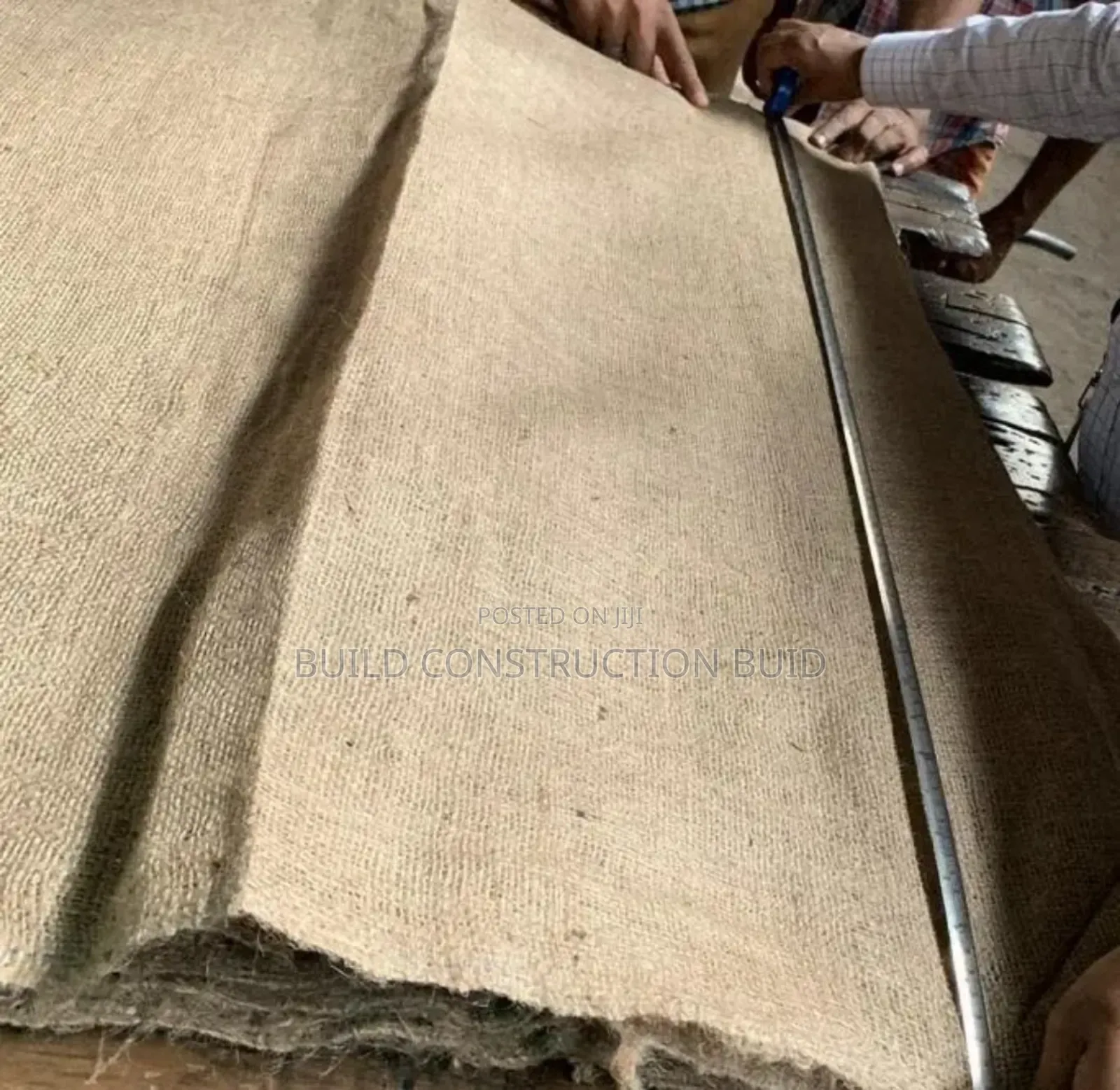 Natural Raw Hessian Material 11oz 914m2