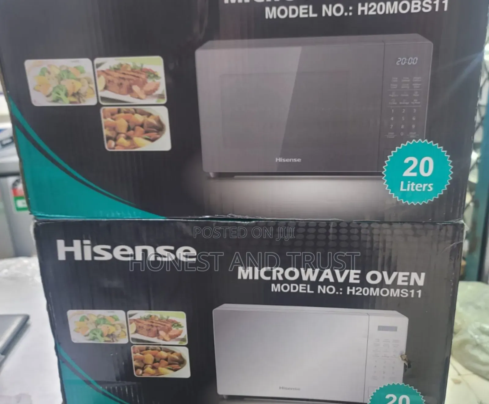 Bra D New Black Hisense 20 Litres Microwave