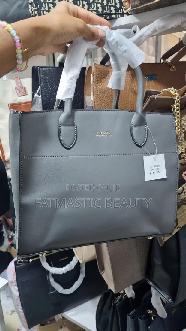 Grey Handbag With Wallet - main view