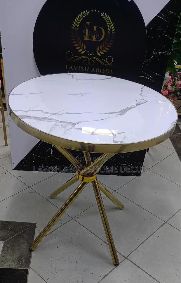 Modern Round Dining Table Eames Living Room Table - thumbnail 2