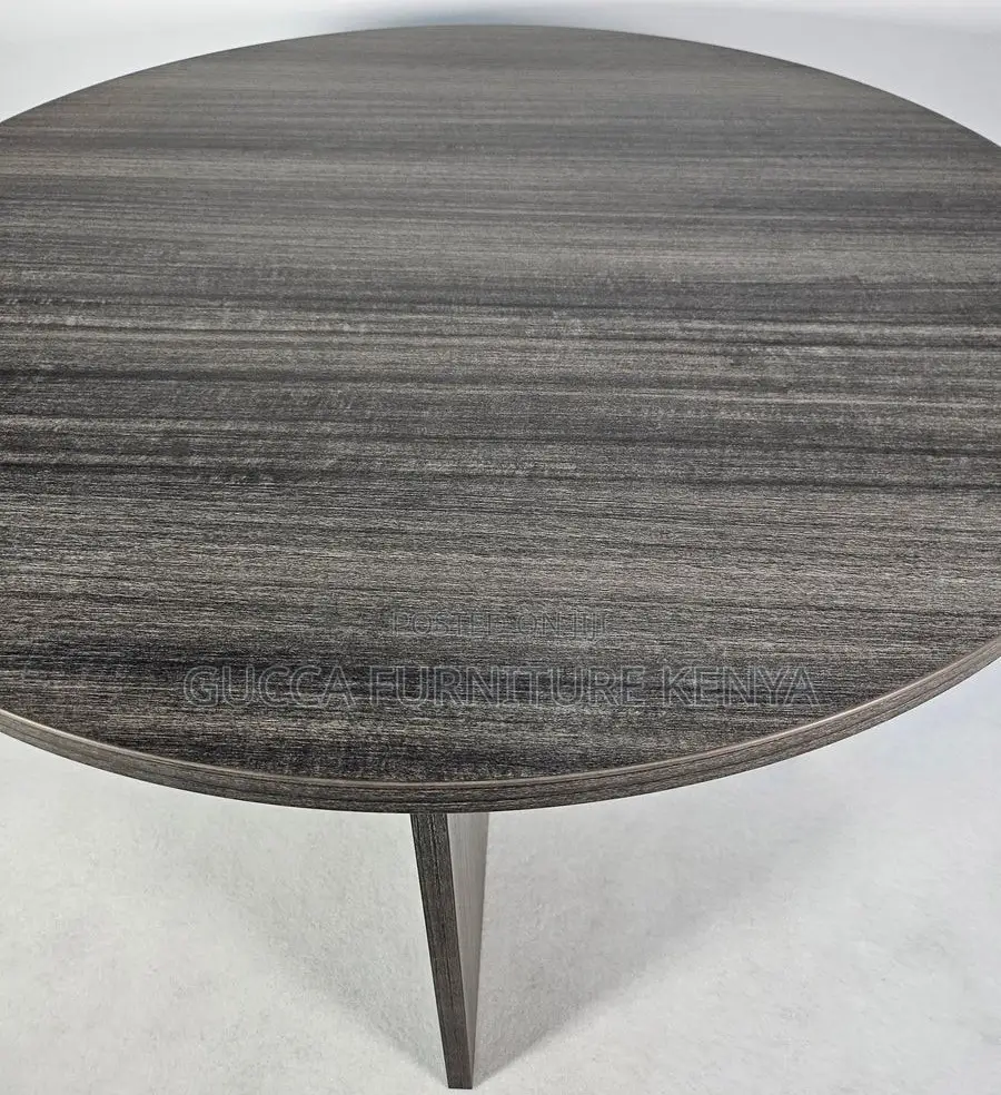 Boardroom Tables:Modern Grey Oak Round Meeting Room Table