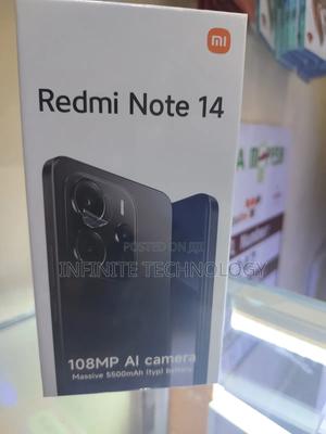 New Xiaomi Redmi Note 14 128 GB Black - main view