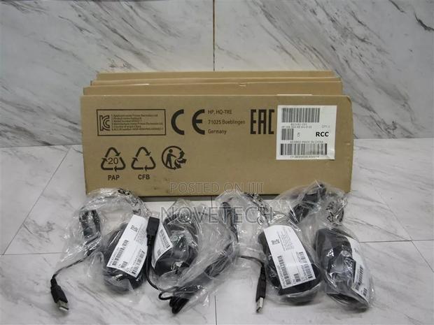 Hp Wired Desktop Mouse and Keyboard Black ( New Sealed ) - main view
