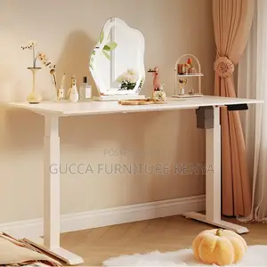 Office Tables:120cm Wood Electric Adjustable Writing Table