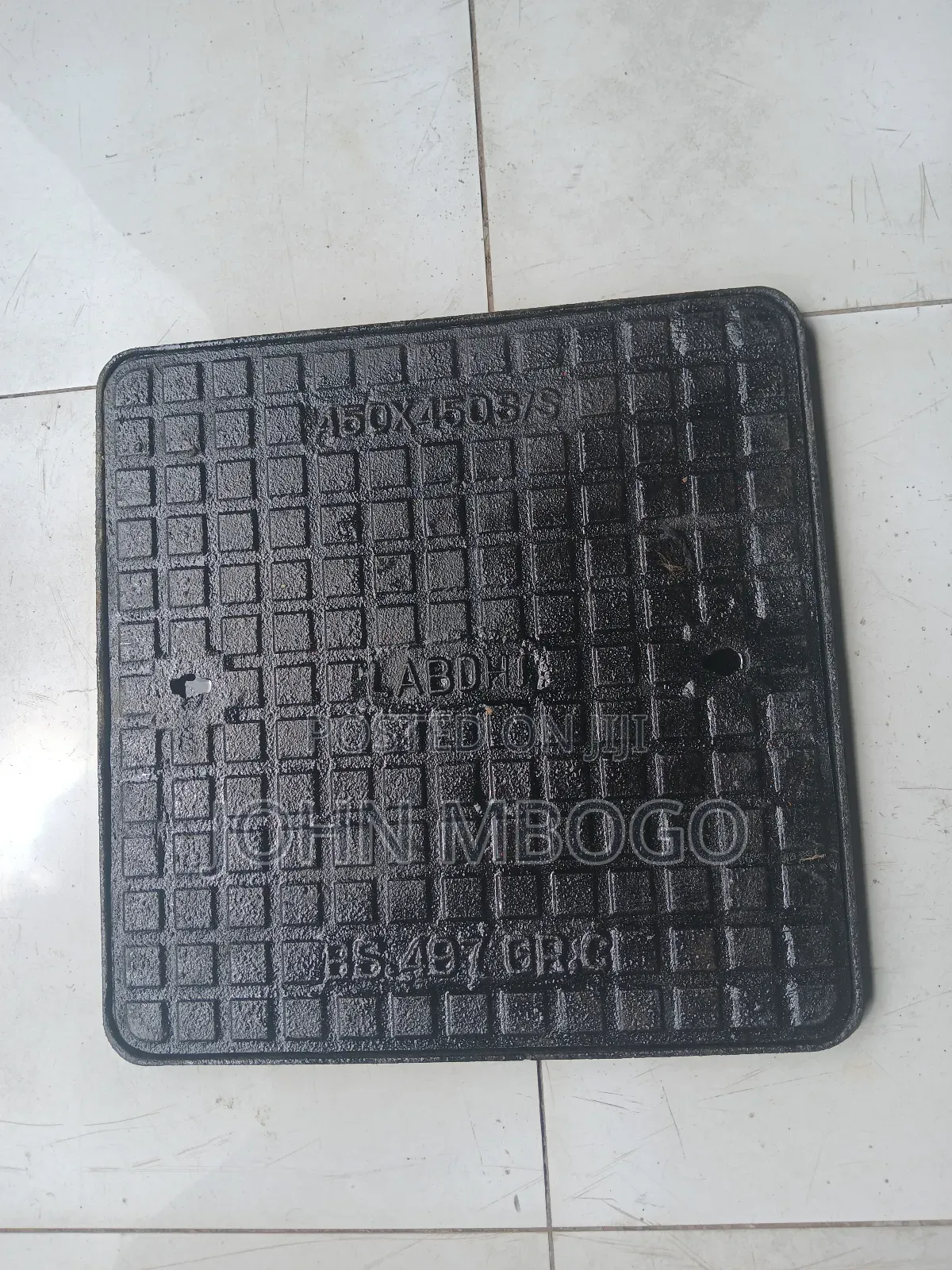 Cast Iron Manhole Cover -450x450