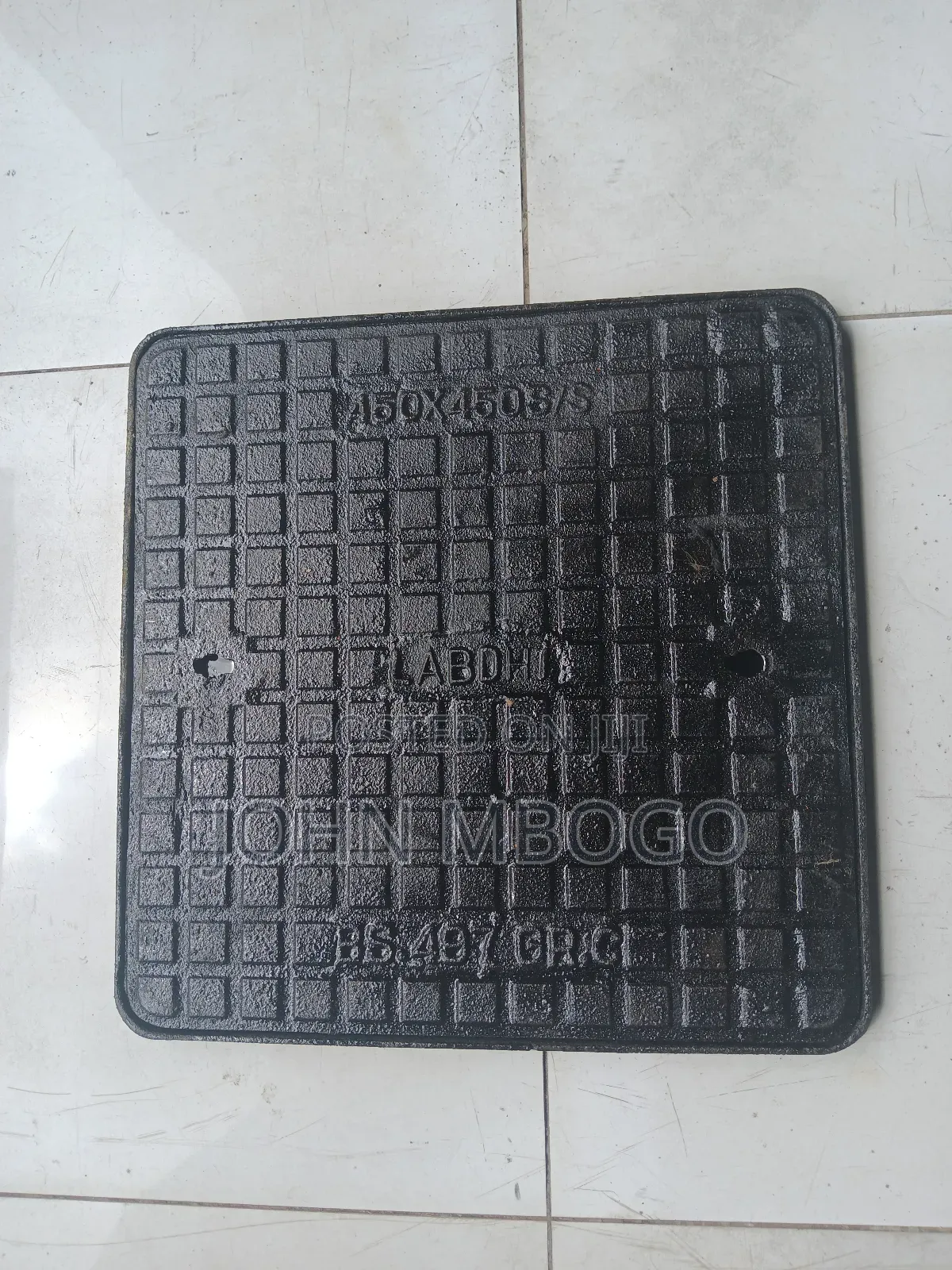 Cast Iron Manhole Cover -450x450