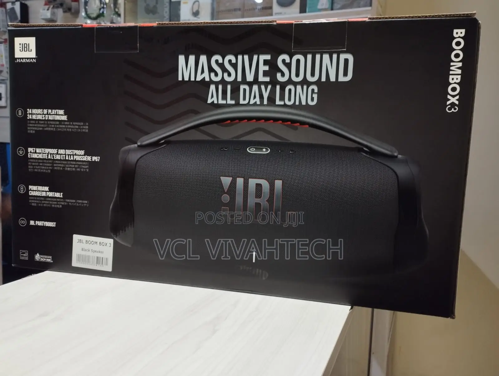 JBL Boombox 3 ° Bluetooth Speakerjbl Boombox 3 | Portable