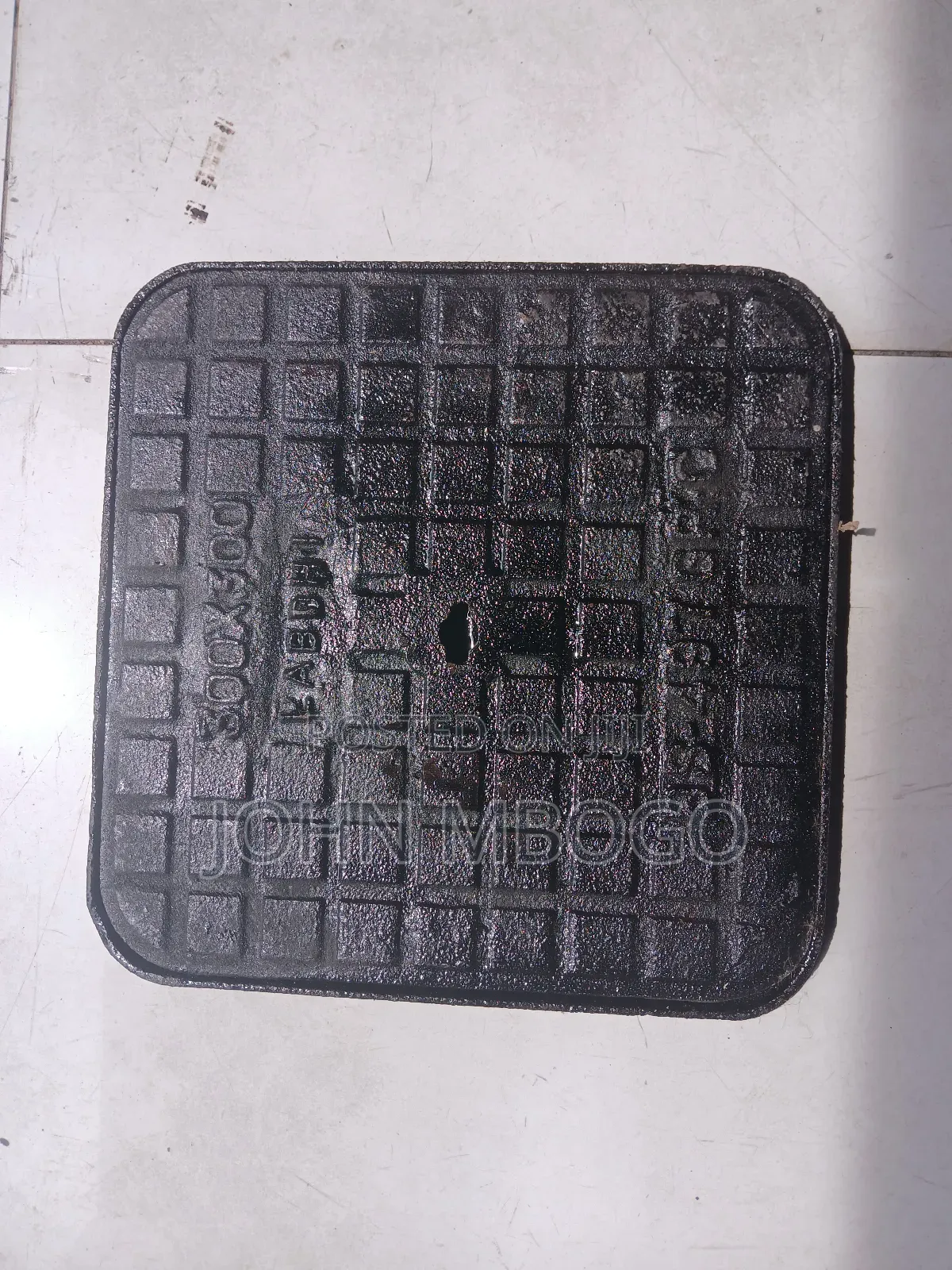 12" Cast Iron Manhole Cover.