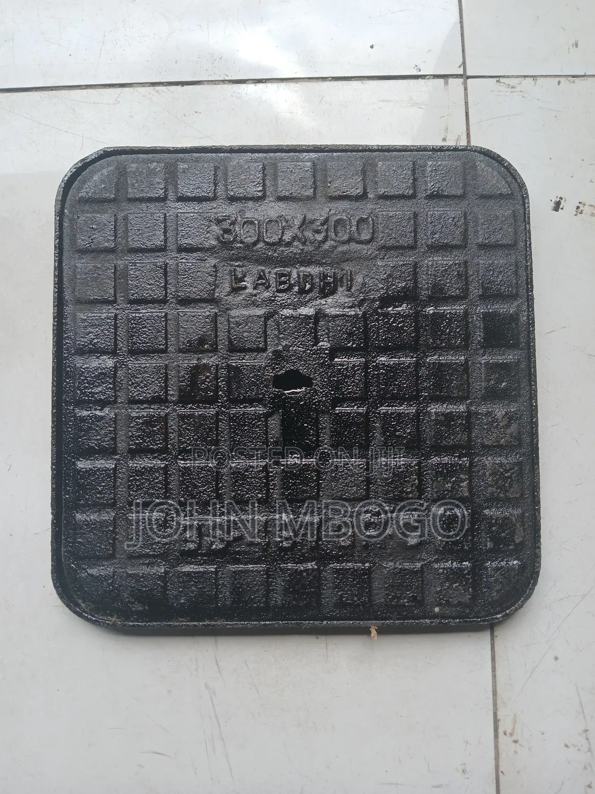 12" Inch Manhole Cover- Cast Iron .