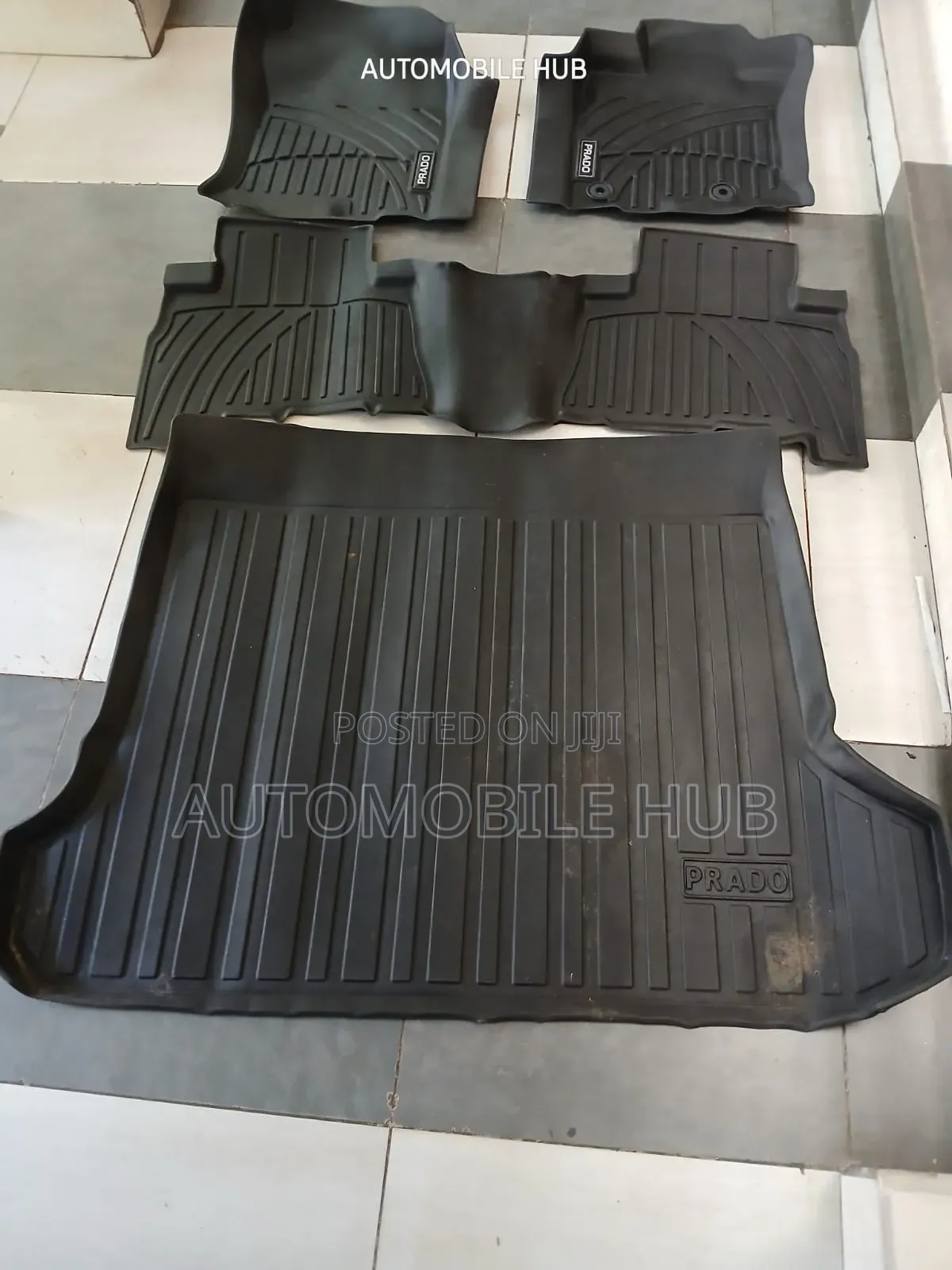 Toyota Landcruiser Prado Fj120 Floor Mats Boot Mats 5 Seat