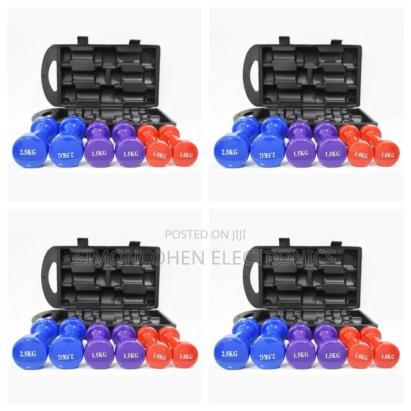 Neoprene Coated Dumbell Set