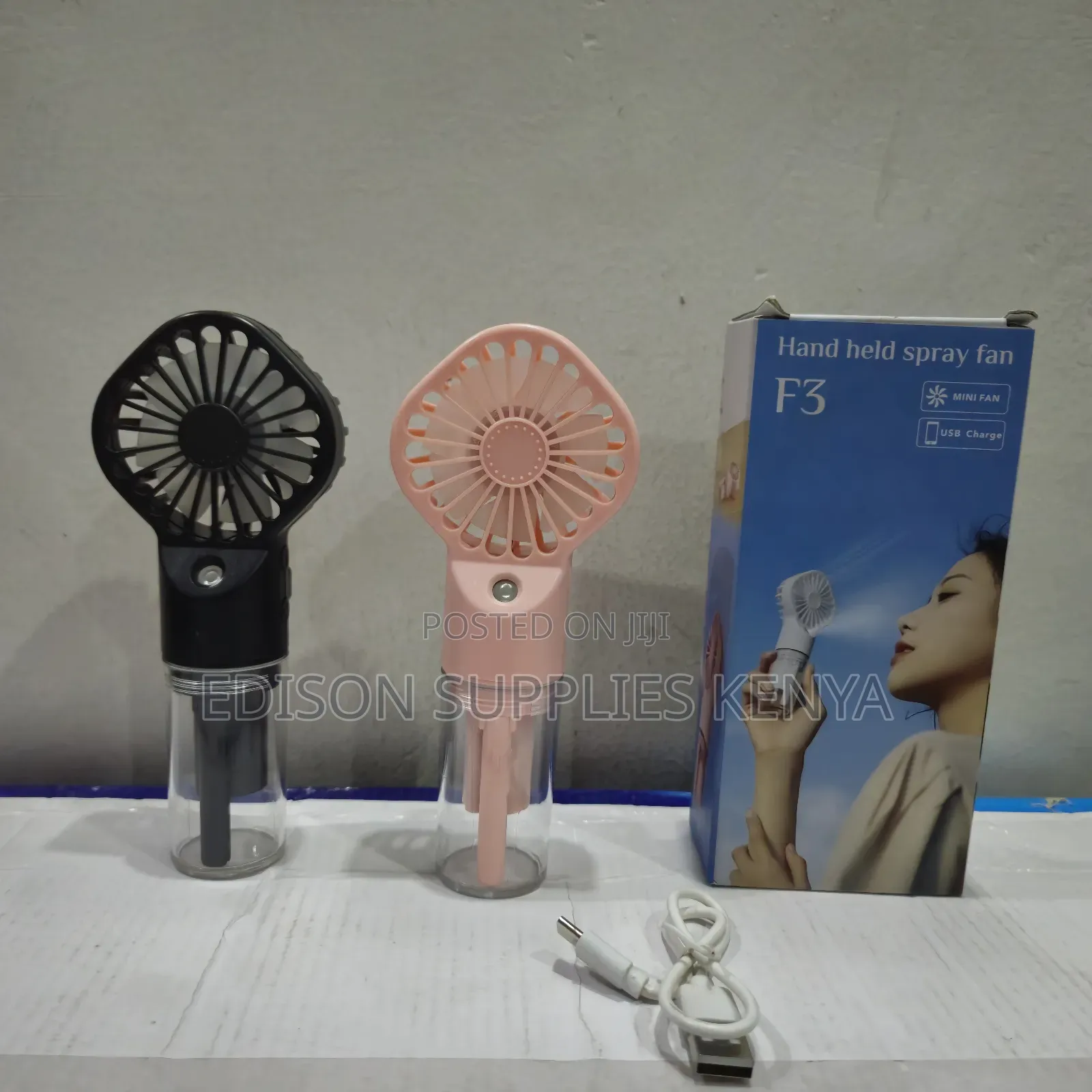 Hand Fans Mist Sprayer Fan Humidifier Cooling Fan