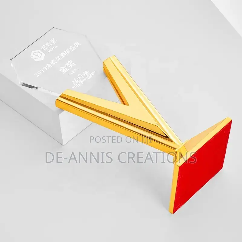 Y Shaped Award - Metallic Frame
