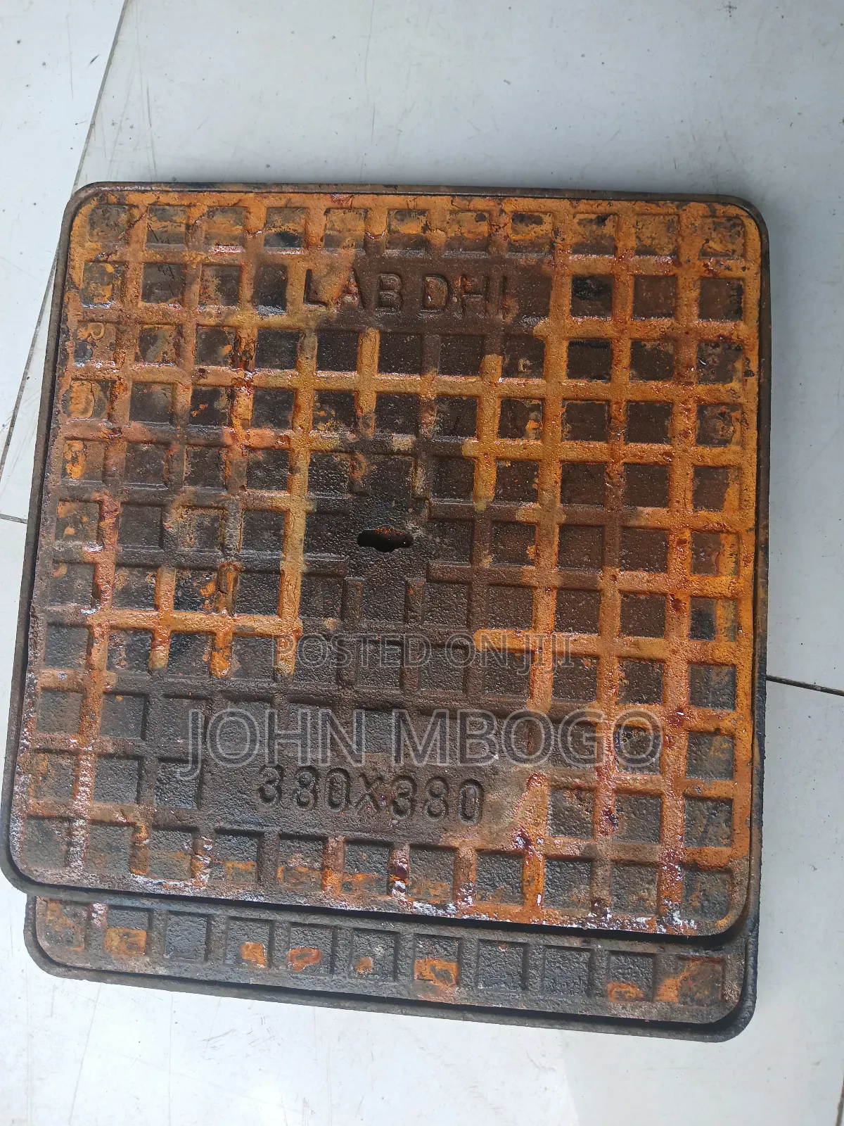 Cast Iron Mamhole Cover -380mm by 380mm