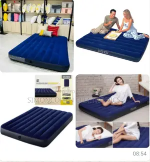 Intex Inflatable Air Mattress Plus Free Electric Pump