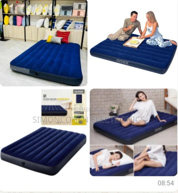 Intex Inflatable Air Mattress Plus Free Electric Pump