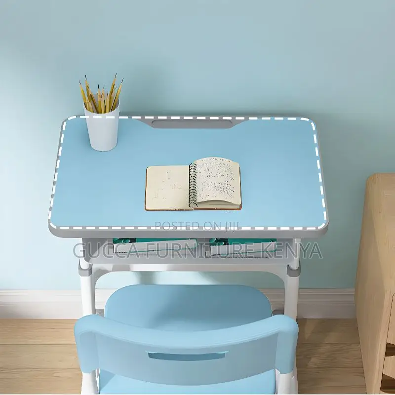 Kid's Furniture: Flexible Height Wood Children Computer Desk