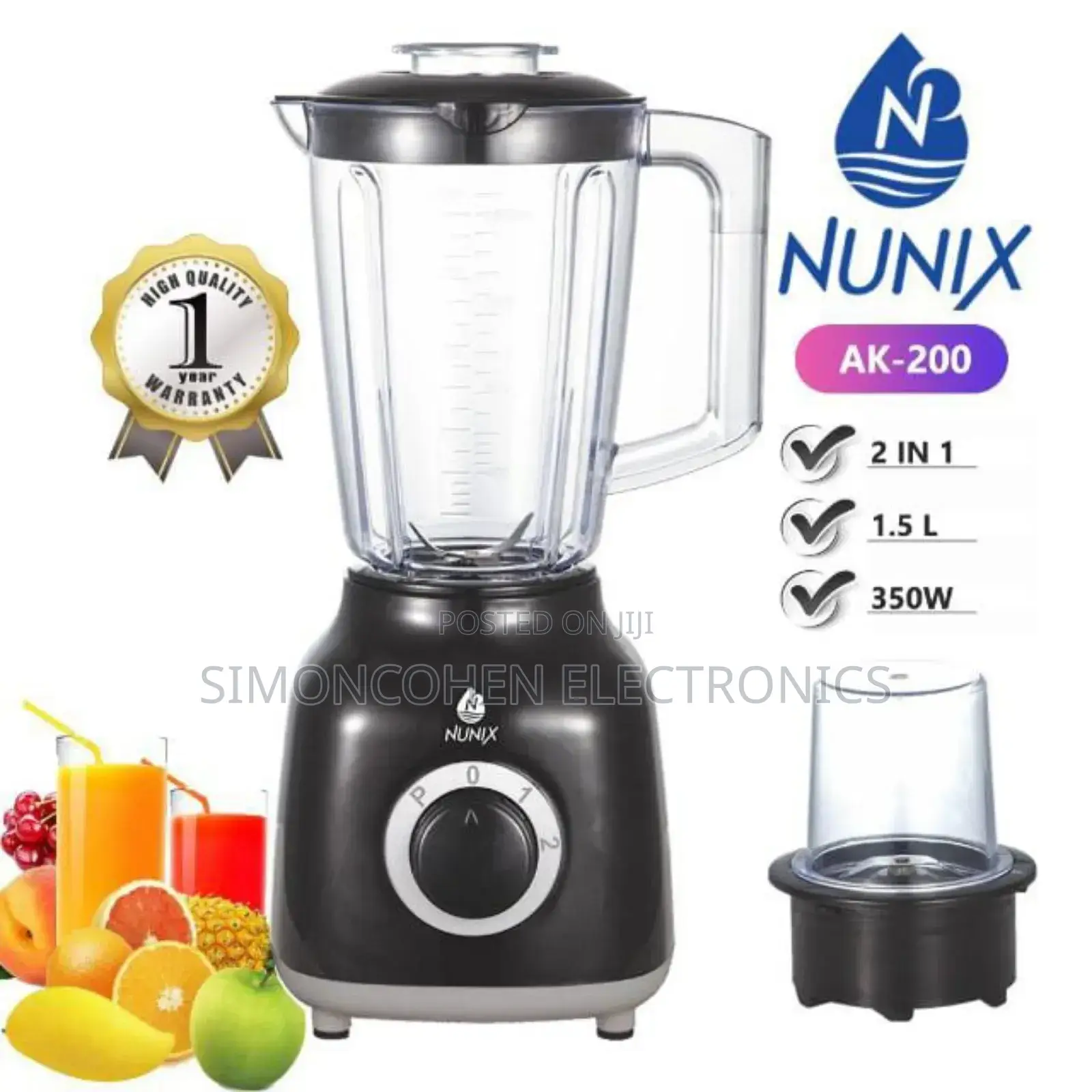 Nunix 2 in 1 Blender