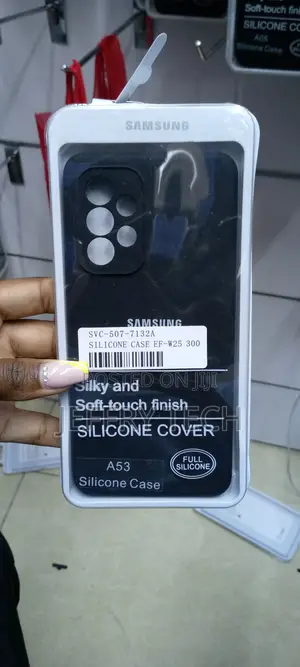 Galaxy A53 Liquid Silicone Case Soft Microfiber Lining