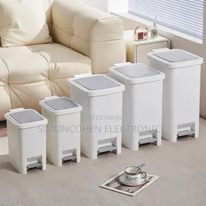 Pedal Dustbin 10l With Dual Opening by Foot