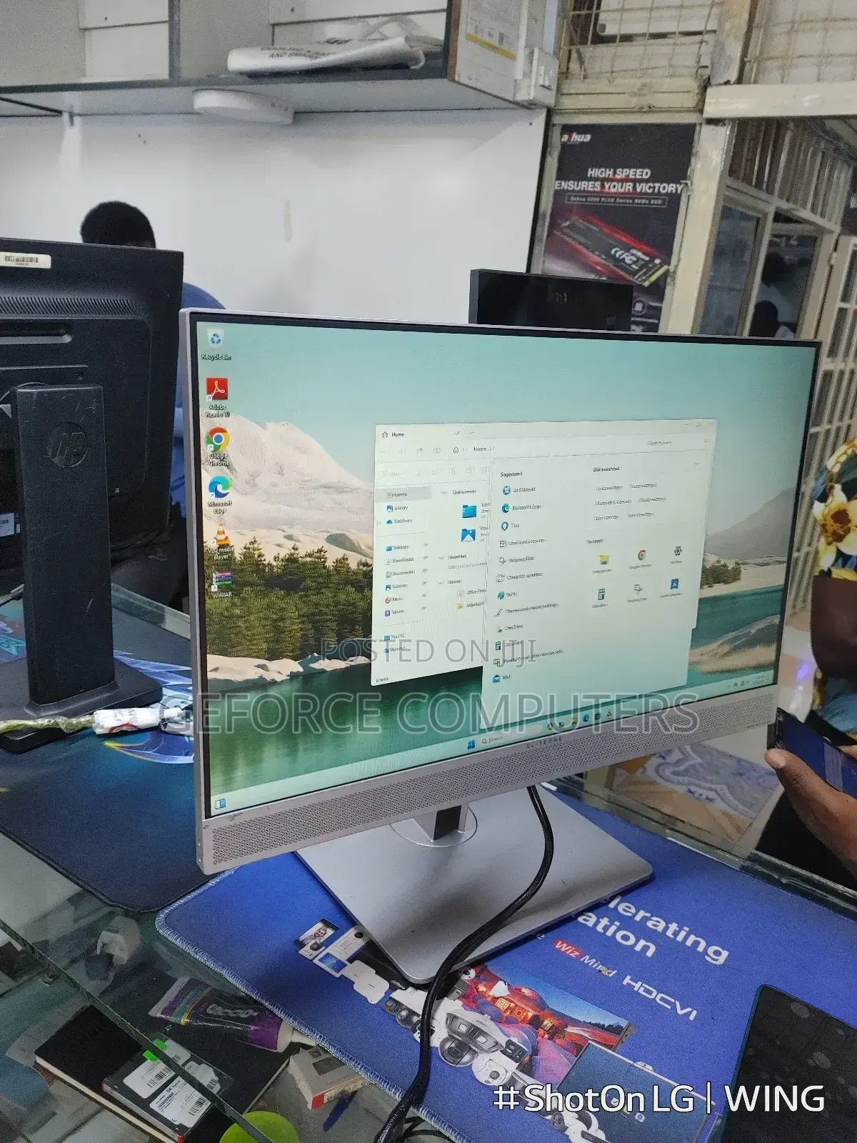 Desktop Computer HP EliteOne 800 8GB Intel Core I5 SSD 256GB