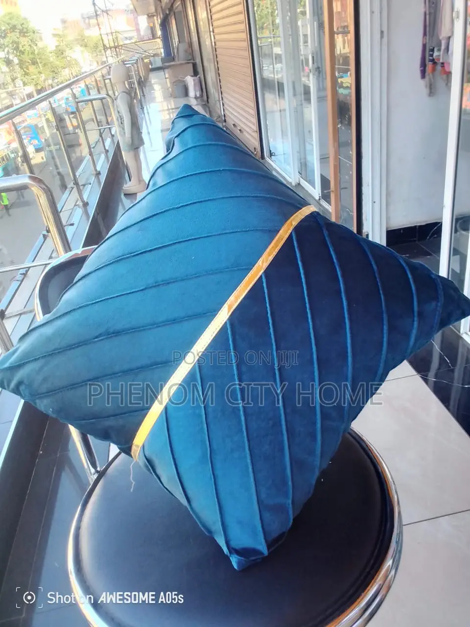 Blue Velvet Quality Decor Throwpillow Covers