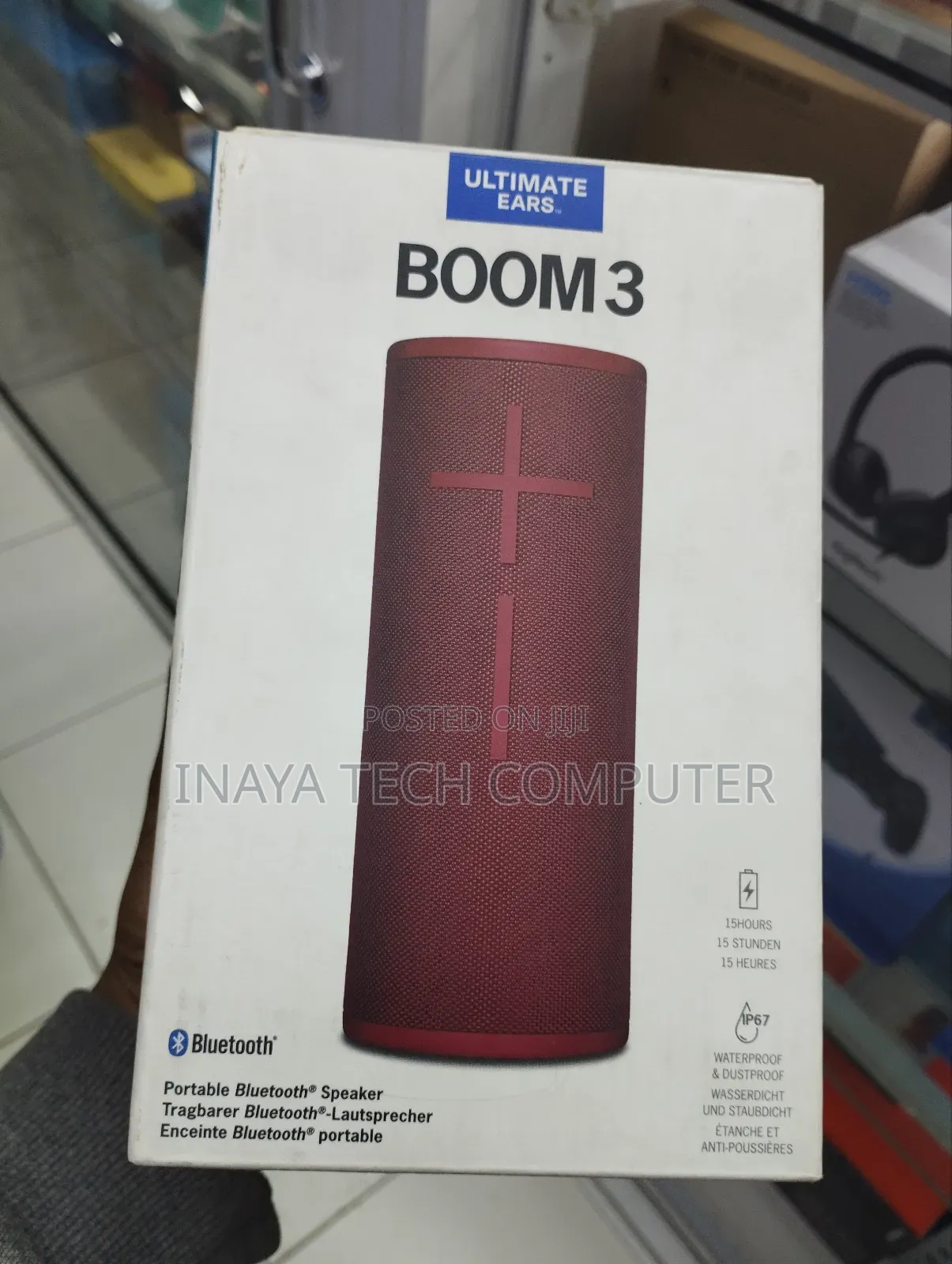 Logitech Ultimate Ears Boom 3 Portable Bluetooth Speaker