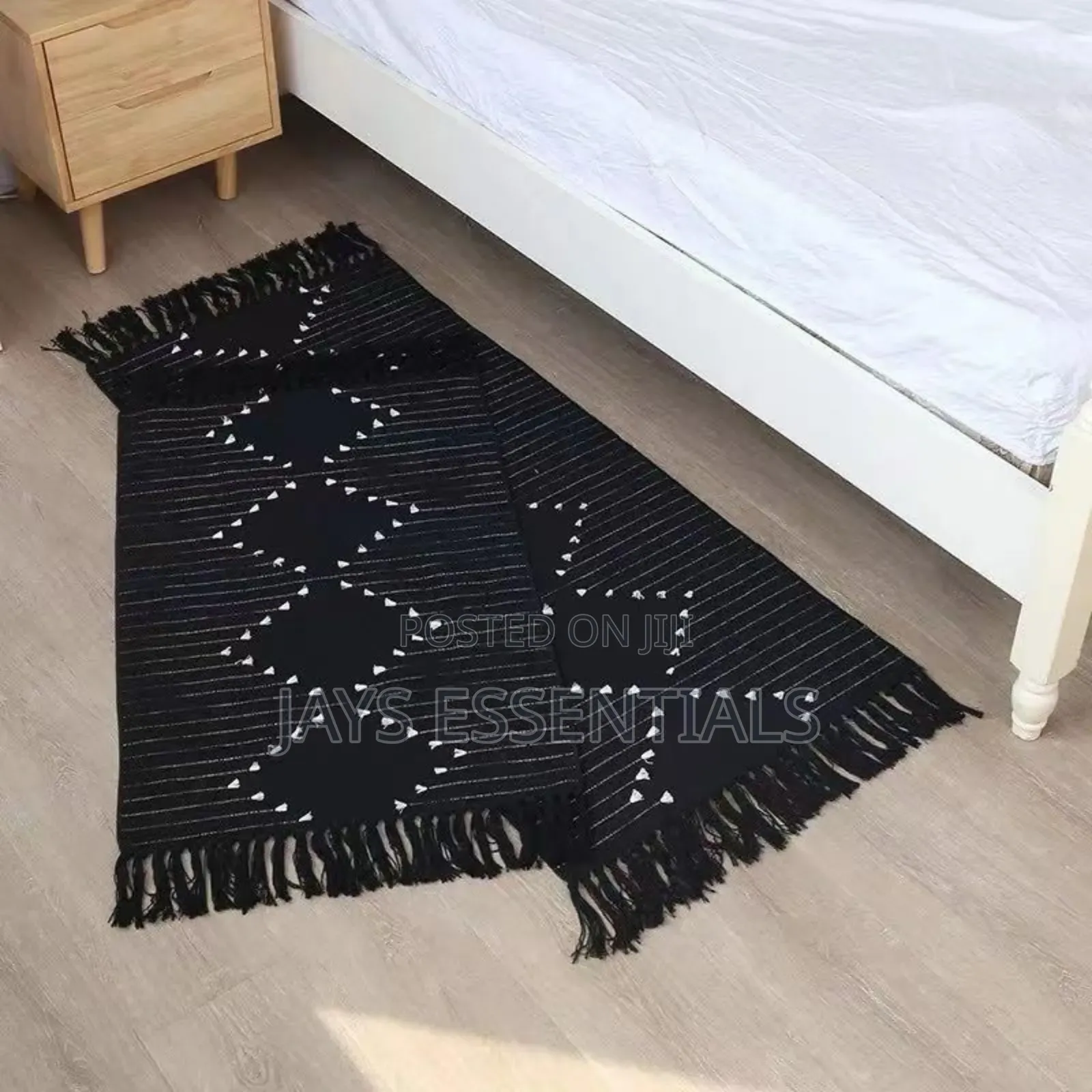 Bohemian Geometric Rugs With Tassles
