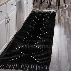 Bohemian Geometric Rugs With Tassles
