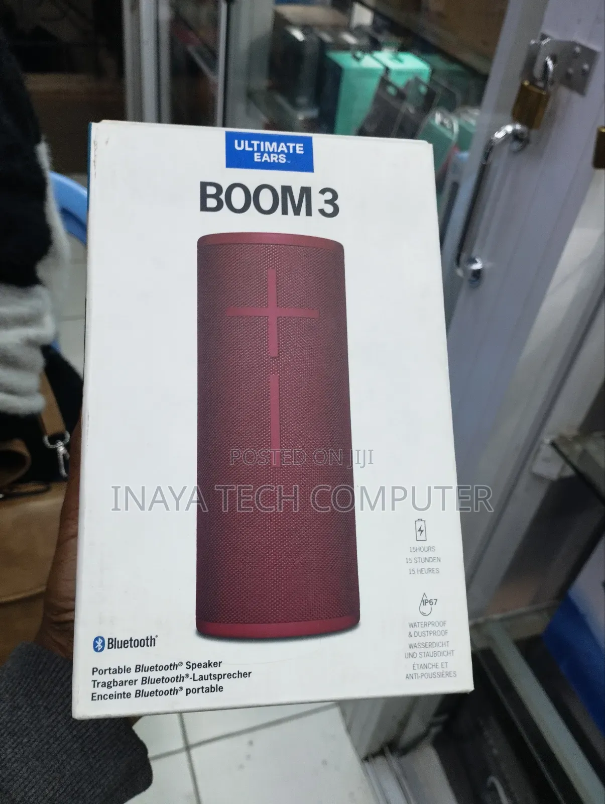 Logitech Boom 3 - Ultimate Ears Speaker With Deep Bass