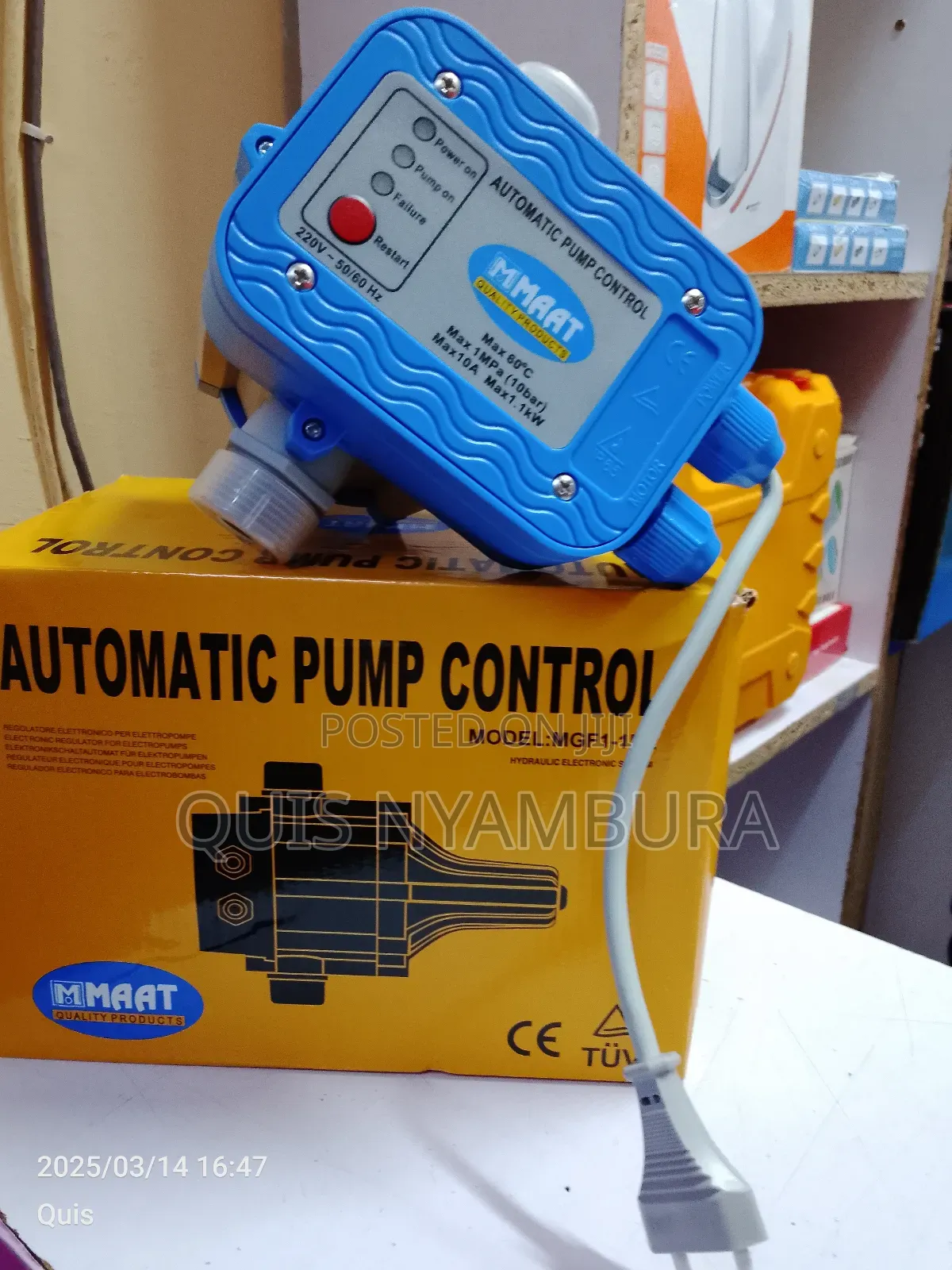 Pump Control/Automatic Pump Control
