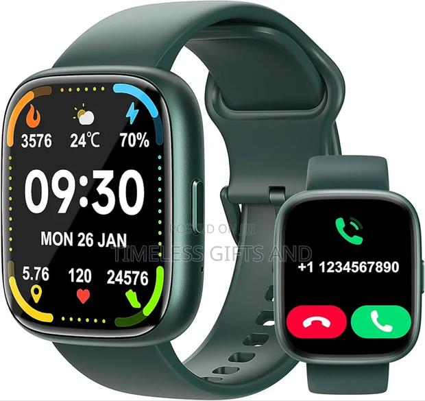 Idw26 Unisex Green Smart Watch - main view