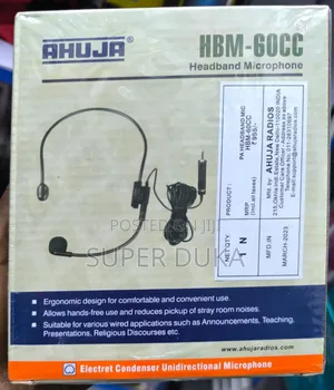 Ahuja Headband Condenser Microphone.Hbm-60cc