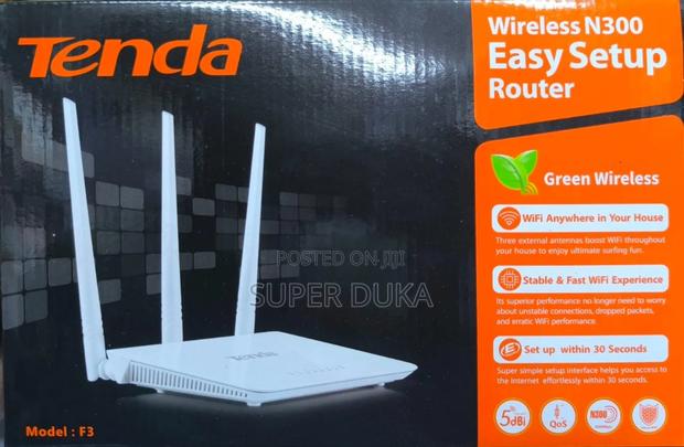 Tenda RouterModel: F3.Wireless N300 - main view