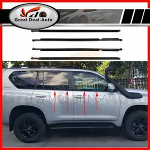 Prado 150 Weather Strips With Chrome
