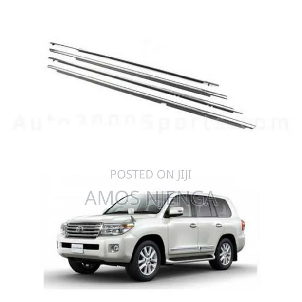 Prado 150 Chrome Weather Strips