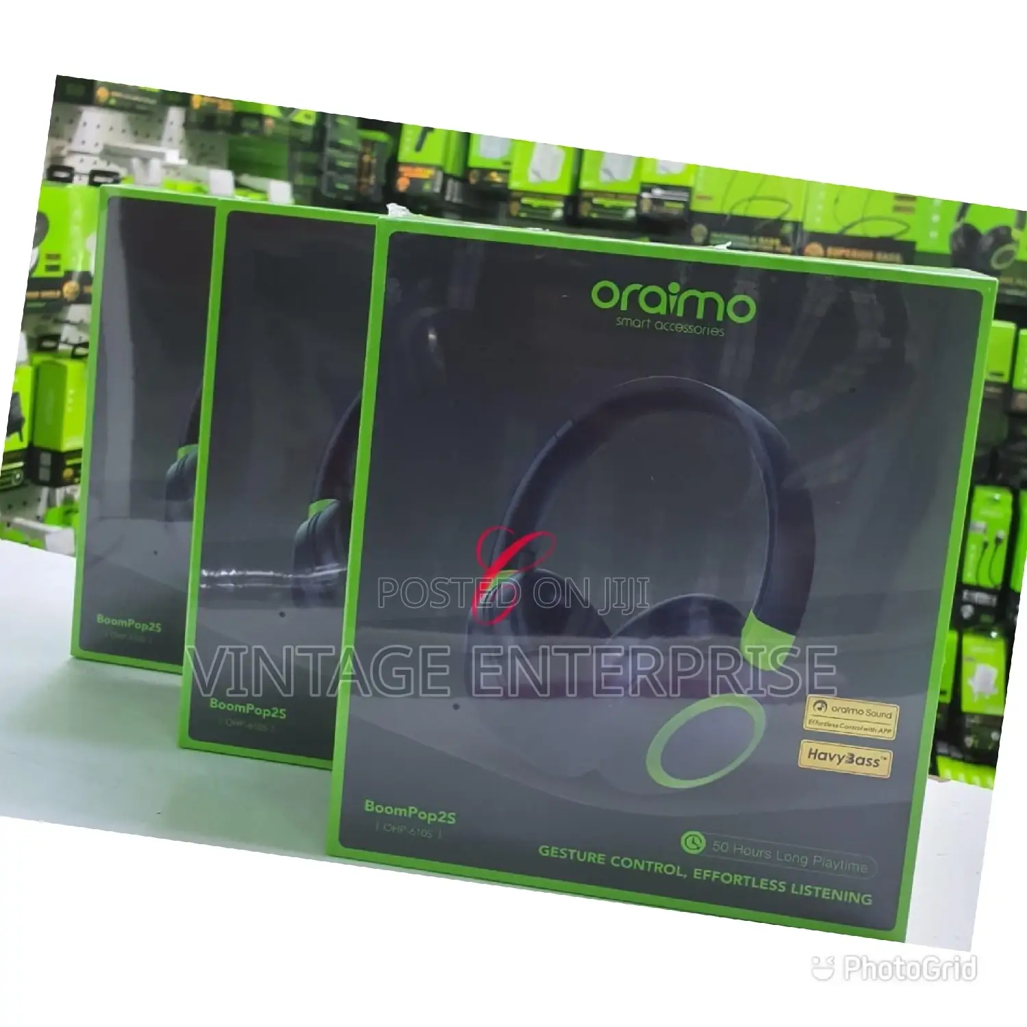 Oraimo Boompop 2s Ohp-610s Enc Over Ear Wireless Headphones