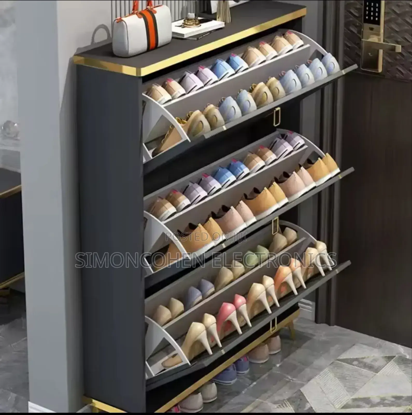 Bucket Flip Shoe Rack