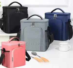Large Capacity 2 Compartment Lunch Bag