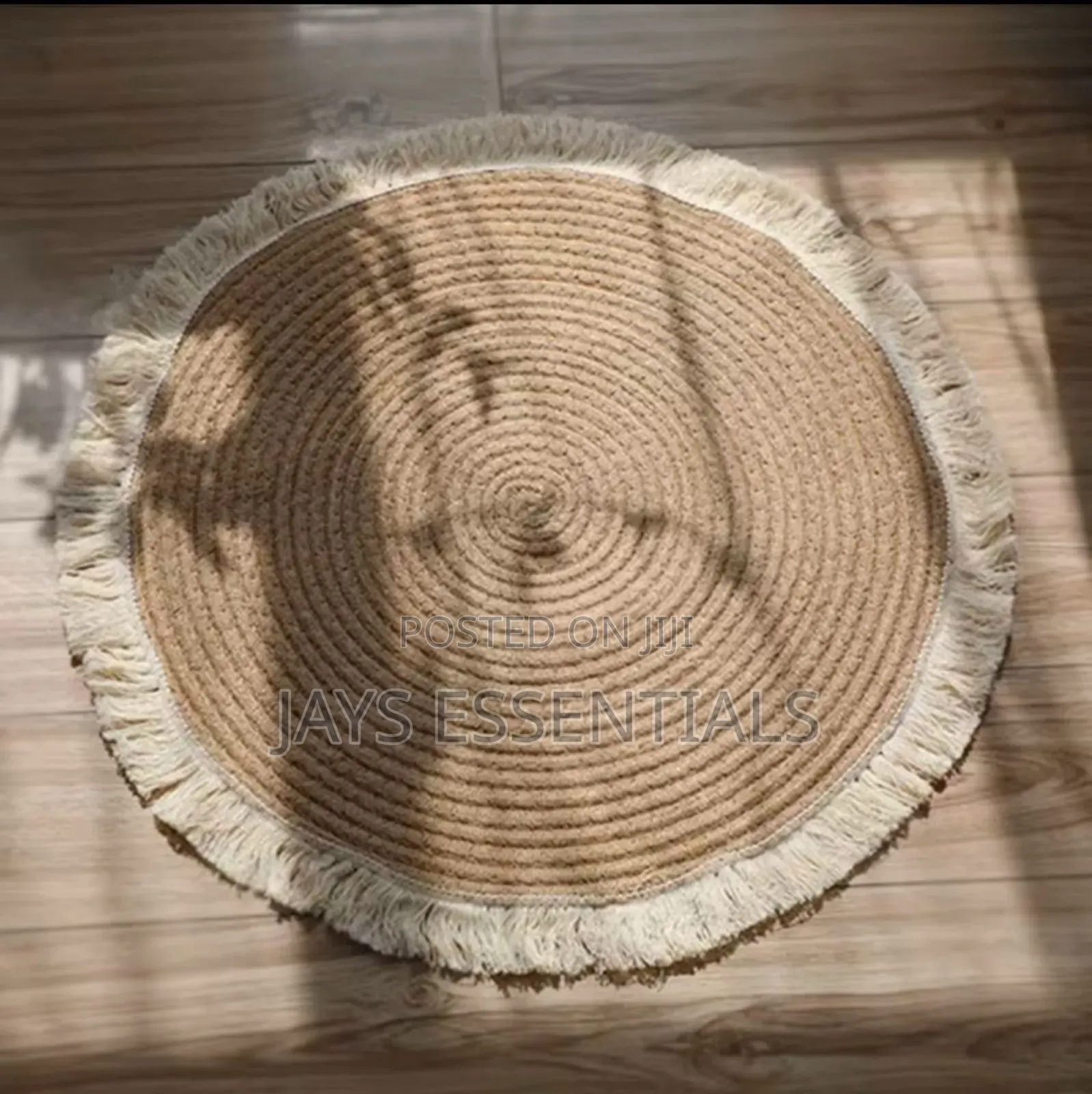 6pc Woven Table Mats With Tassels