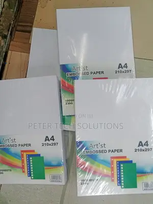 Emborsed Paper White Available