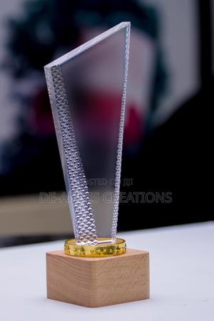 Wooden Base Acrylic Award - main view