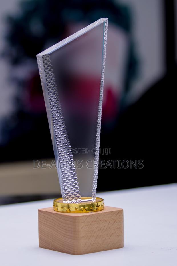 Wooden Base Acrylic Award