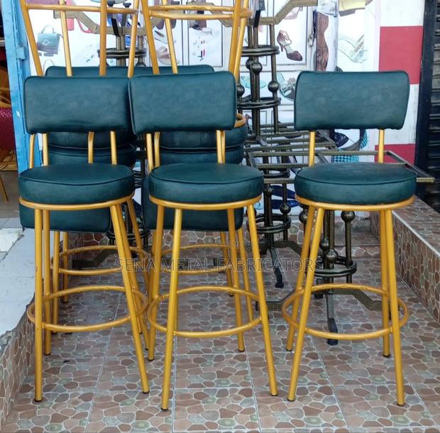 Kitchen Counter-High High Stools With Powder-Coating Finish. - main view