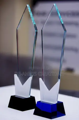 Blue/Black Sharp Acrylic Awards