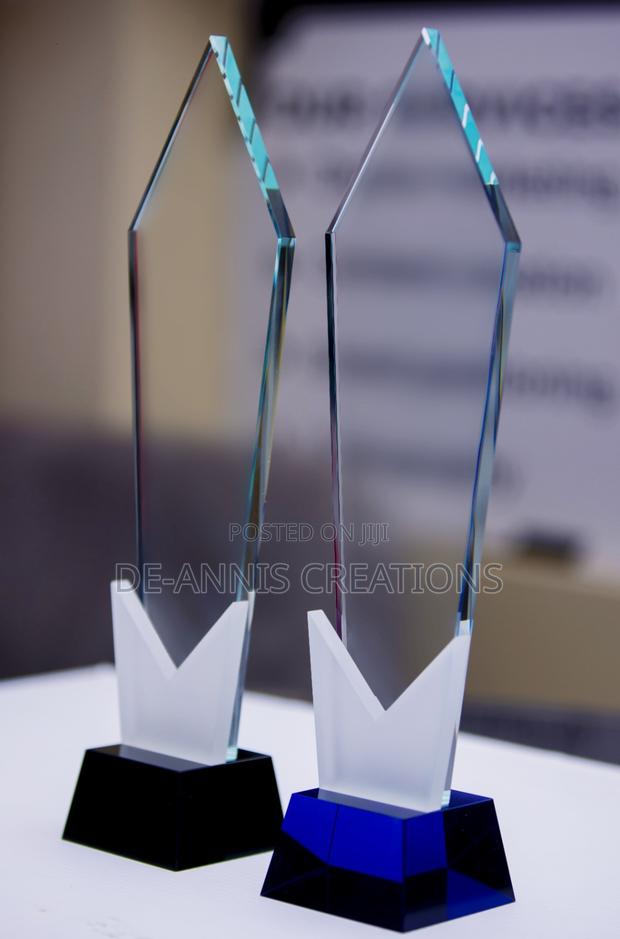 Blue/Black Sharp Acrylic Awards