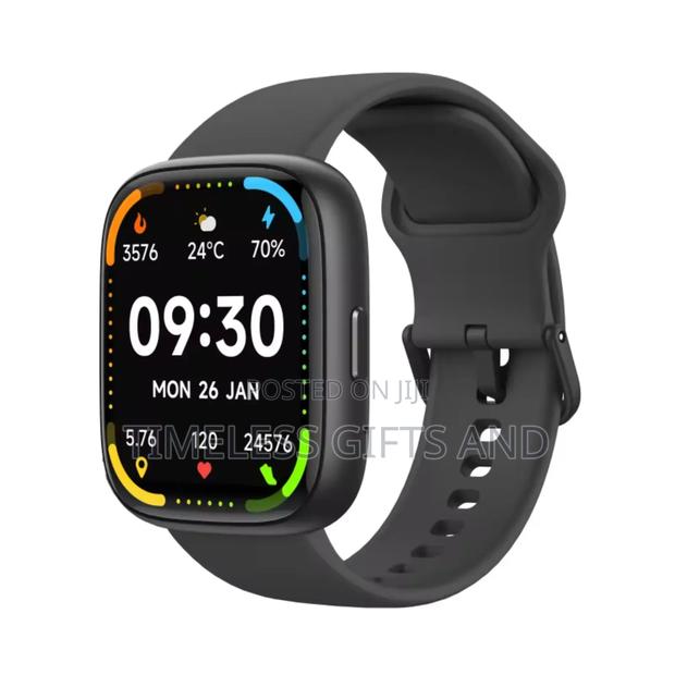 Idw26 Unisex Smart Watch Black - main view