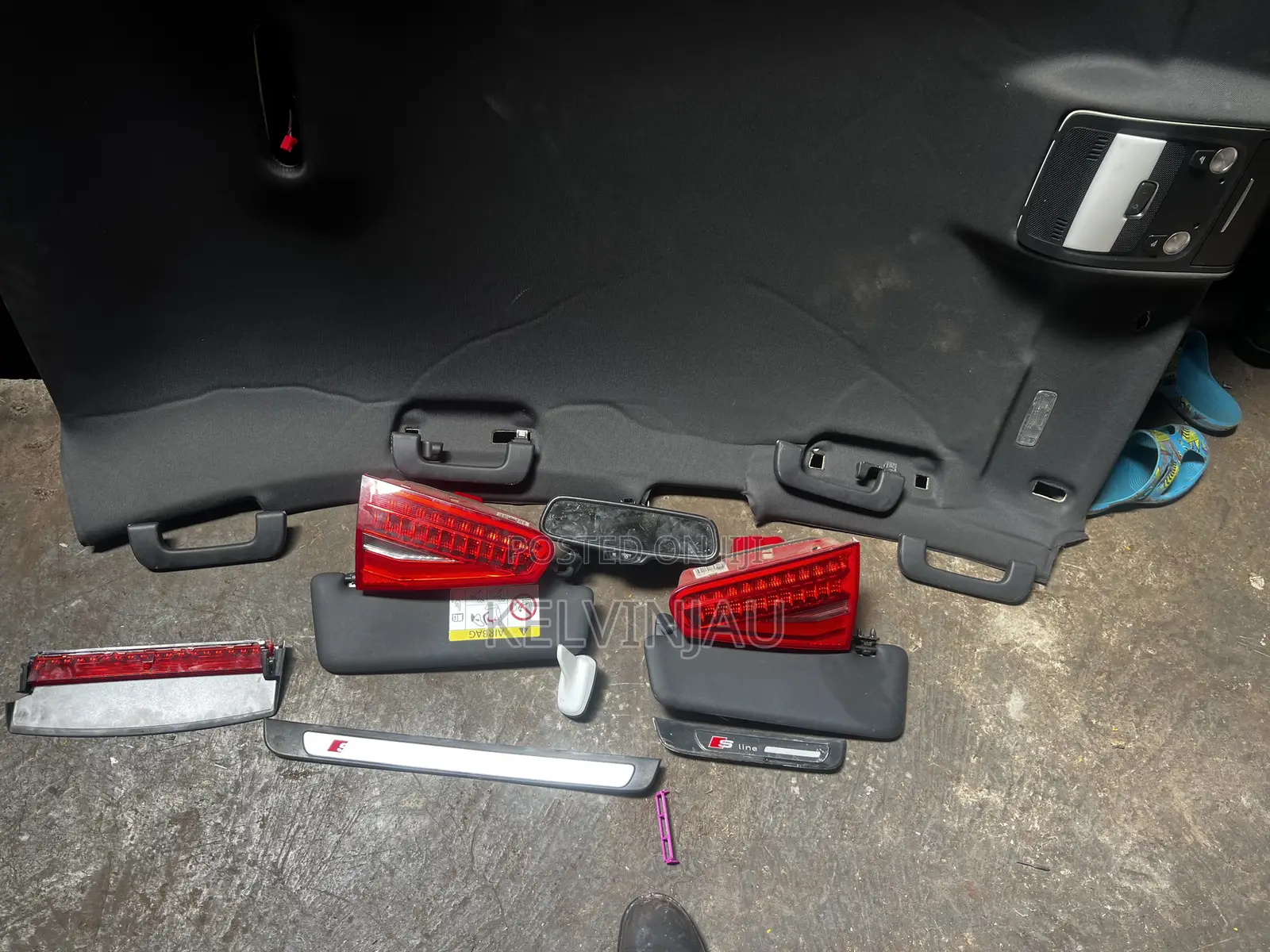 Tearing Off an Audi A4 for Parts