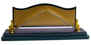 Executive Green/Gold Desk Organizer