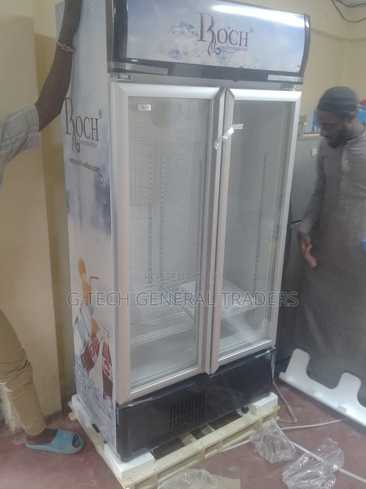 Roch Vertical Showcase Double Door Fridge Rsf-510